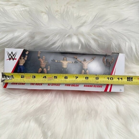 WWE Collector 5-pack John Cena, The Rock, AJ, Finn, Roman Reigns Action New - Picture 8 of 12
